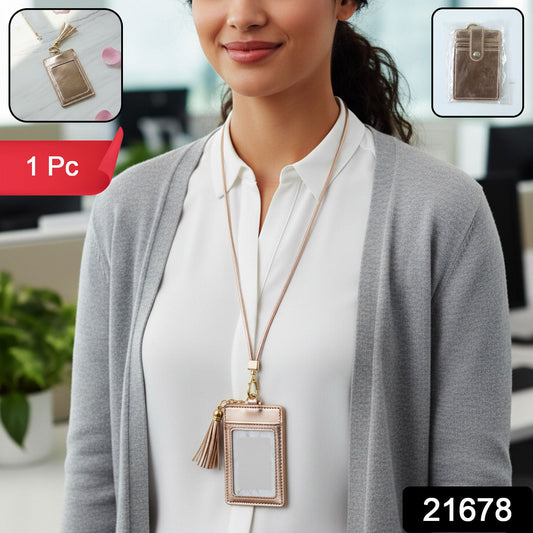 ID Card Holder Keychain
