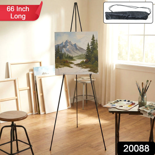 Portable painting easel stand for artists