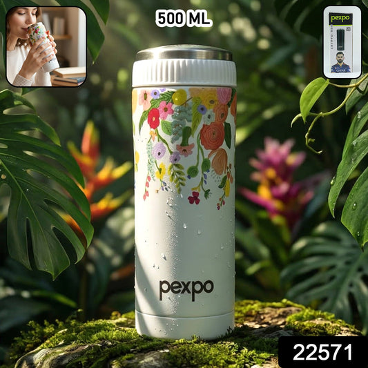 Floral Water Bottle