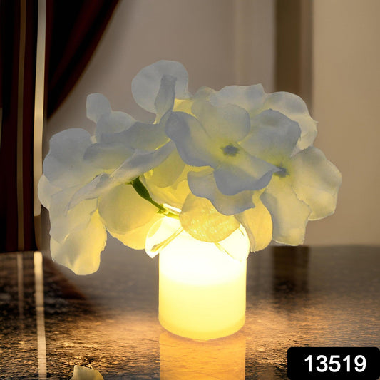 Premium LED light candle with flowers