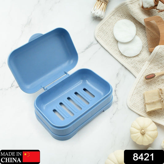 Soap Dish with Drain Soap Holder, Soap Saver Soap Tray (1 Pc)