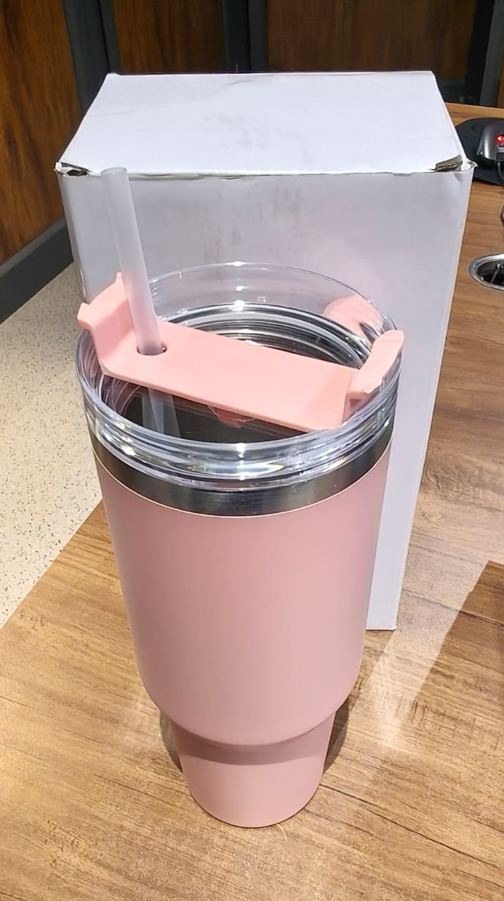Peach Extra Large Insulated Travel Mug, Tumbler (1200ML - 1 Pc)