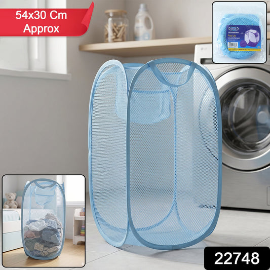 foldable mesh laundry storage bag