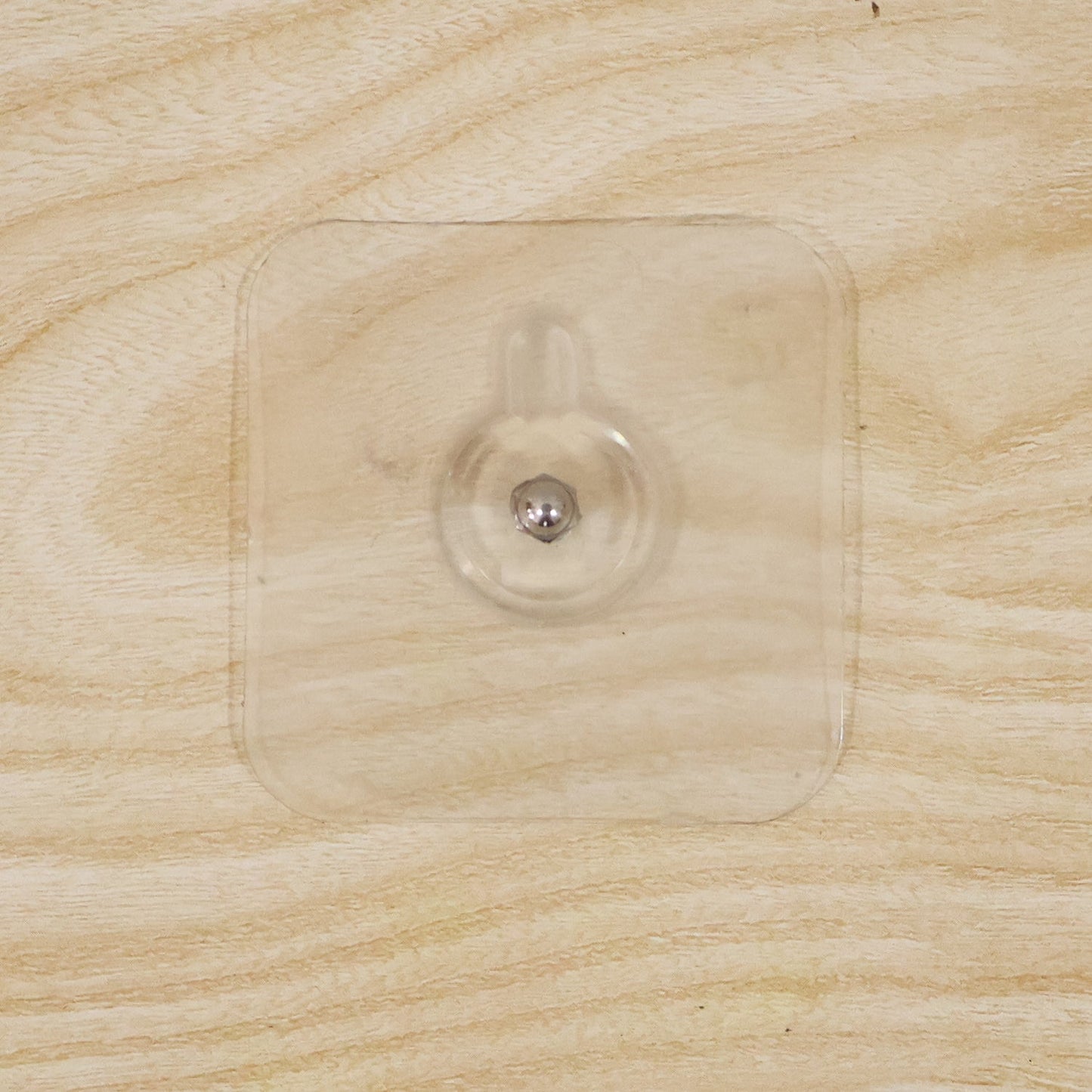 Round Transparent Self Adhesive Utility Wall Hook (1 Pc)