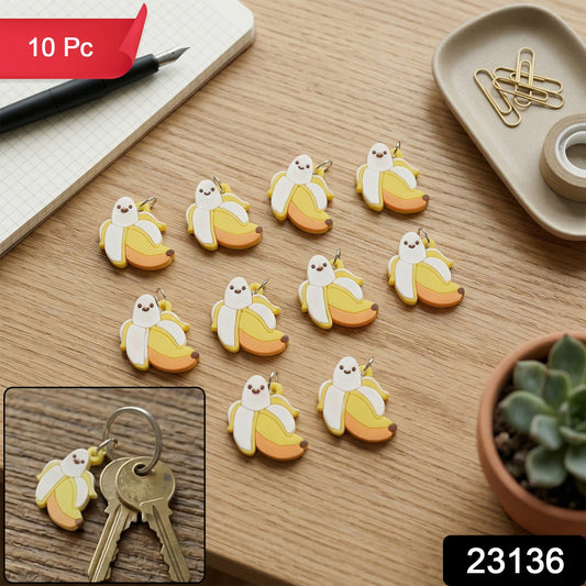 Cartoon banana bag charm set