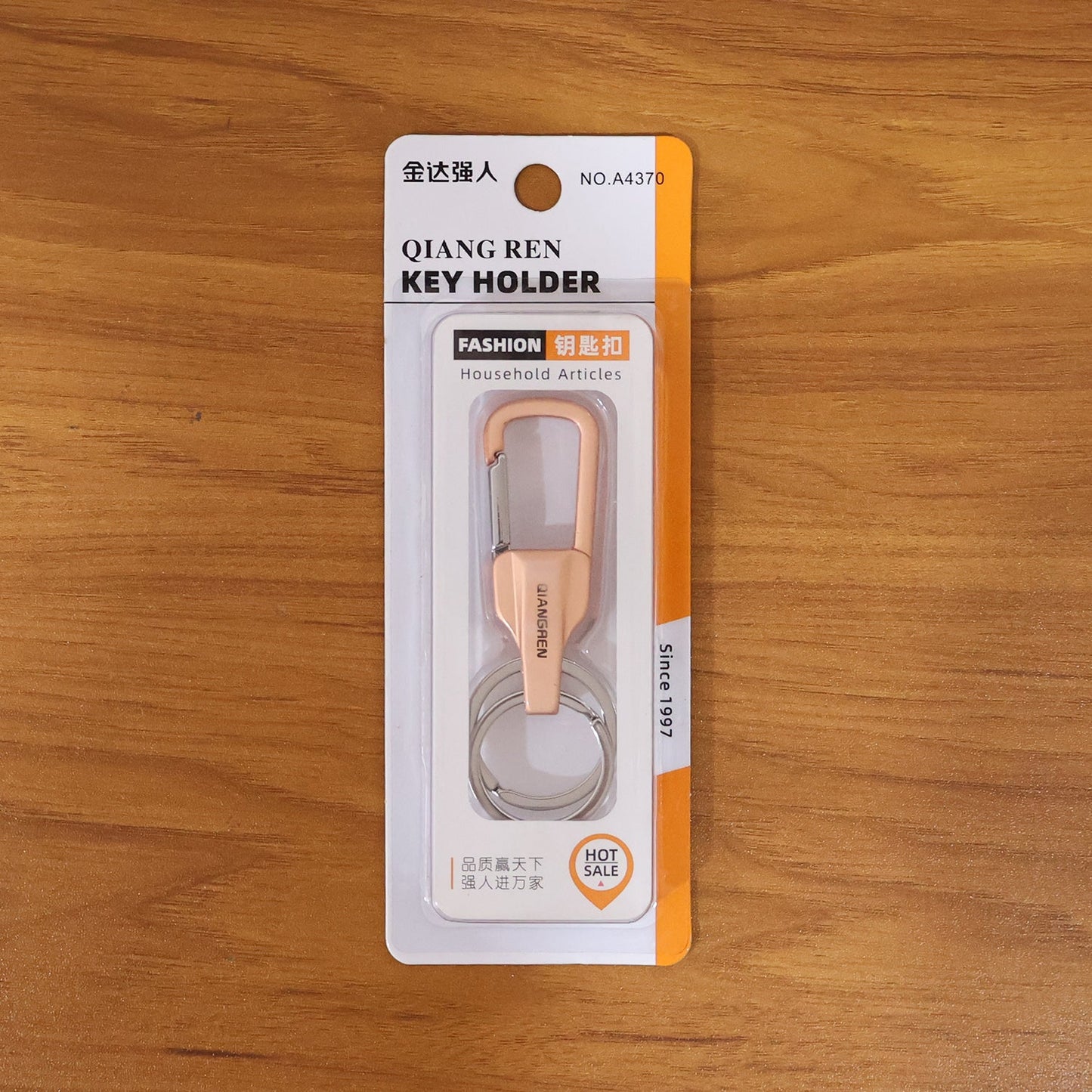 Heavy Duty Keychain Organizer with Quick Release Hook for Keys (1 Pc)
