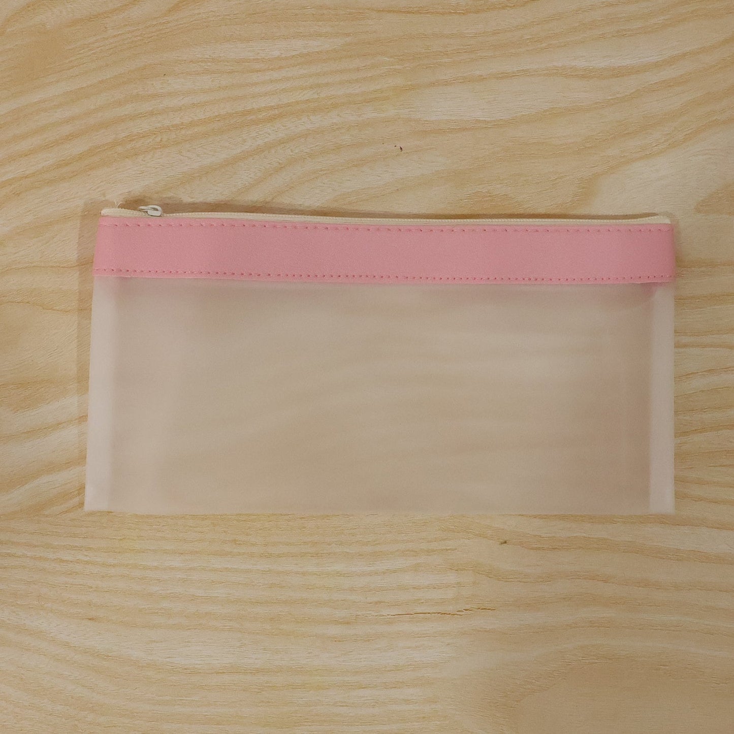 Transparent Multipurpose Zipper Pouch Bag (1 Pc)
