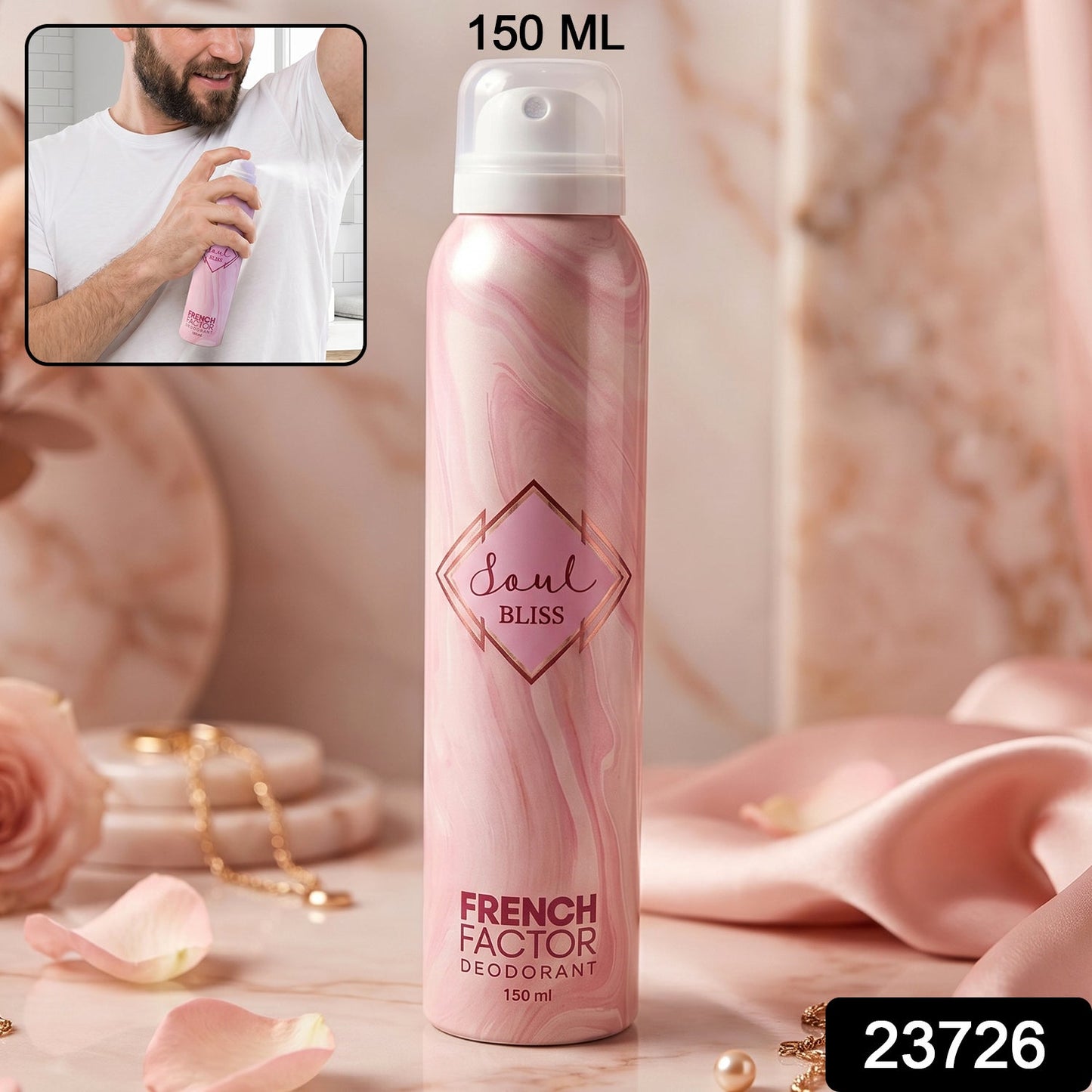 French Factor Soul Bliss Deodorant Body Spray (1 Pc, 150 ML)