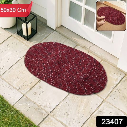 Textured Red Door Mat