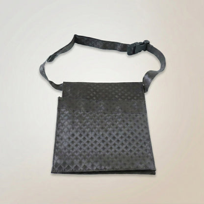 Trendy quilted waist sling bag