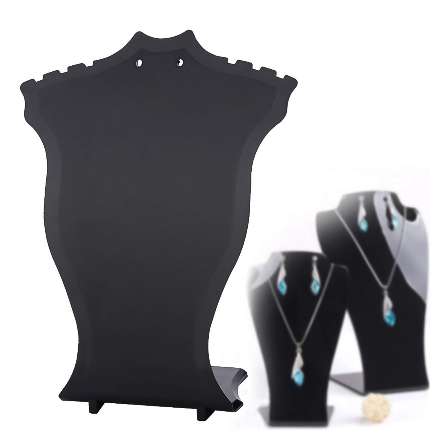Plastic necklace display stand mannequin bust 13cm for jewellery India