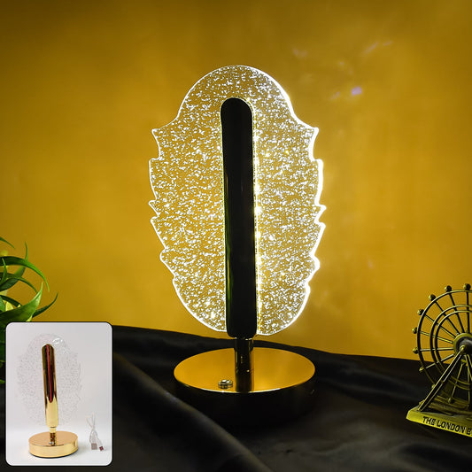 Feather Shape Crystal Lamp 
