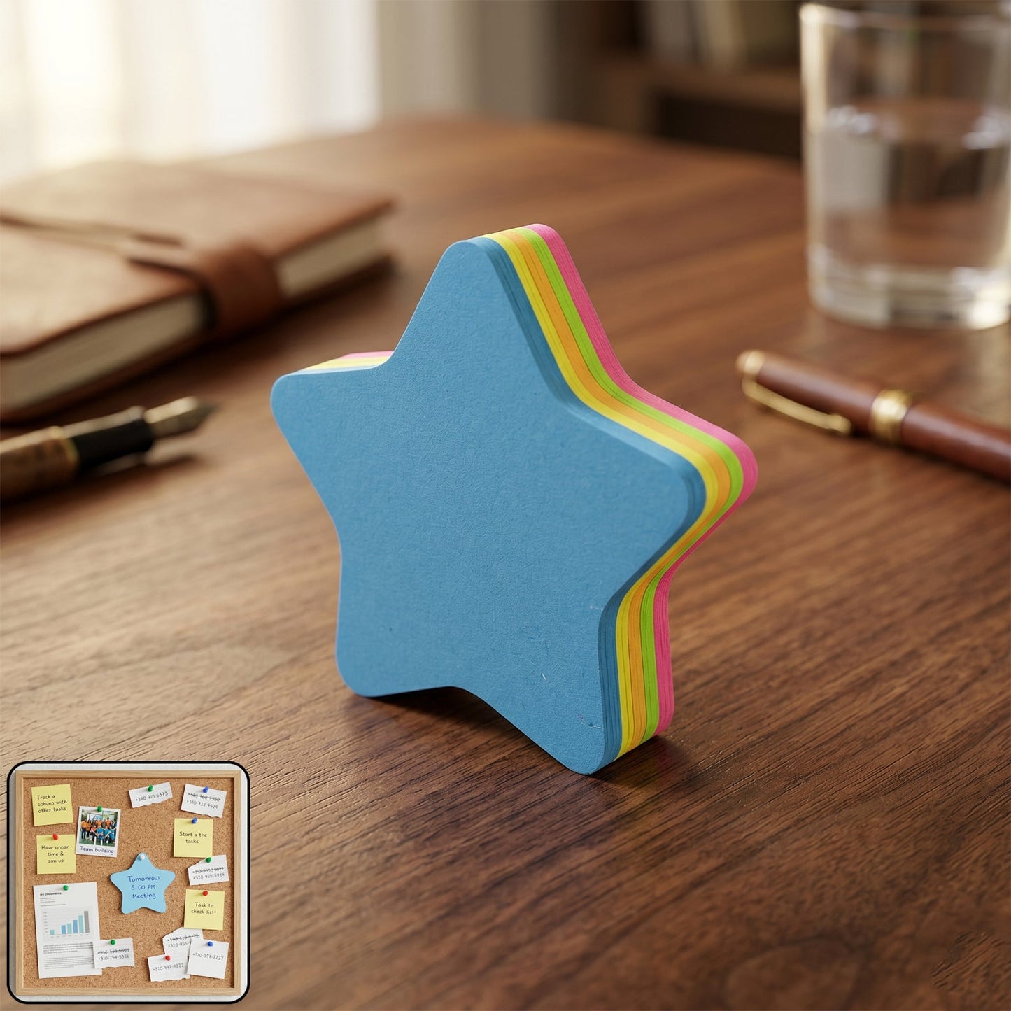 star shaped sticky notes