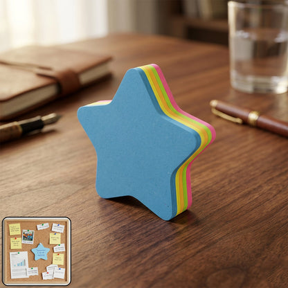 star shaped sticky notes