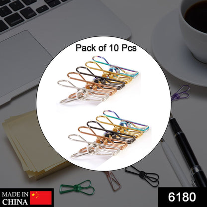 Steel clips for hanging clothes