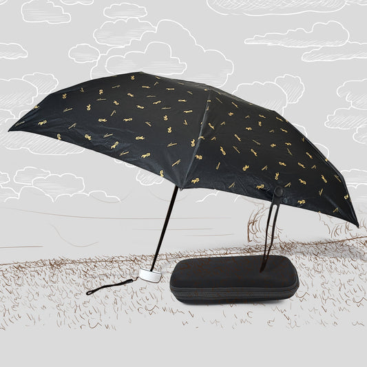  3-Fold Cute Umbrella Sun and Rain Protection UV Shield - main product shot