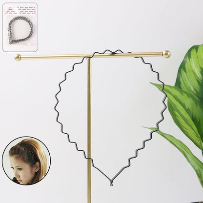 Premium Metal Zigzag Hair Bands (6 Pc)