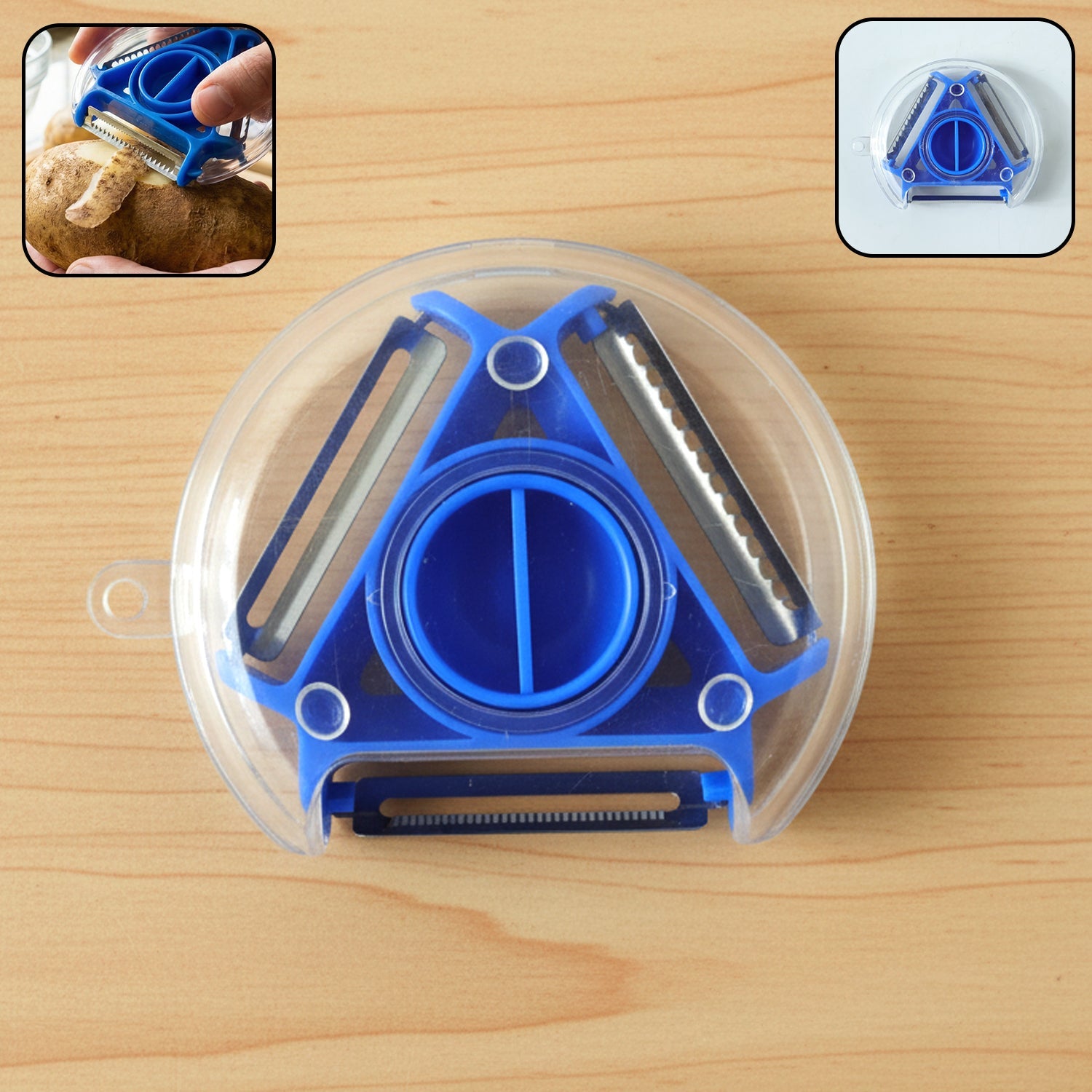 3-in-1 kitchen peeler tool for vegetables and fruits,