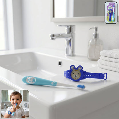cute kids toothbrush toy set