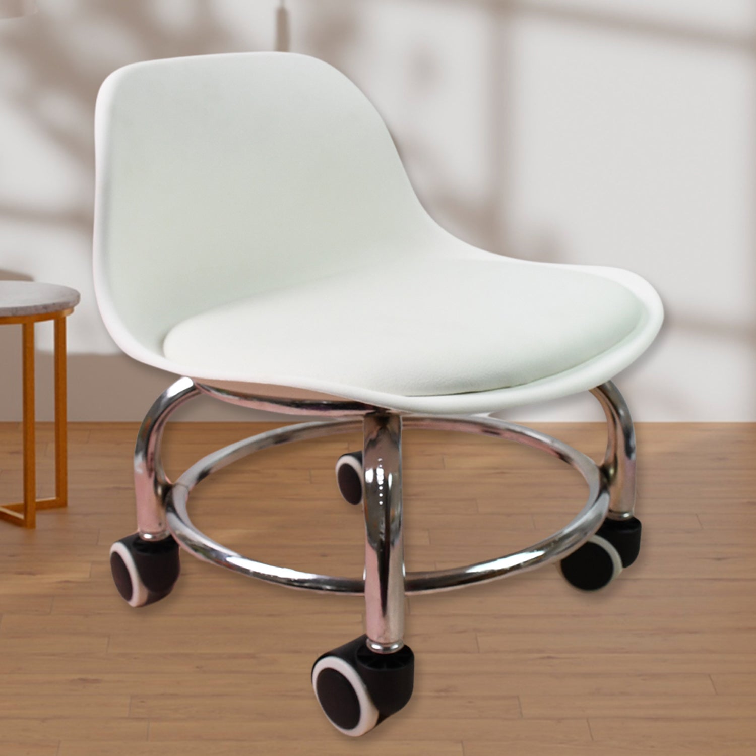  Heavy Duty Round Rolling Stool - scale