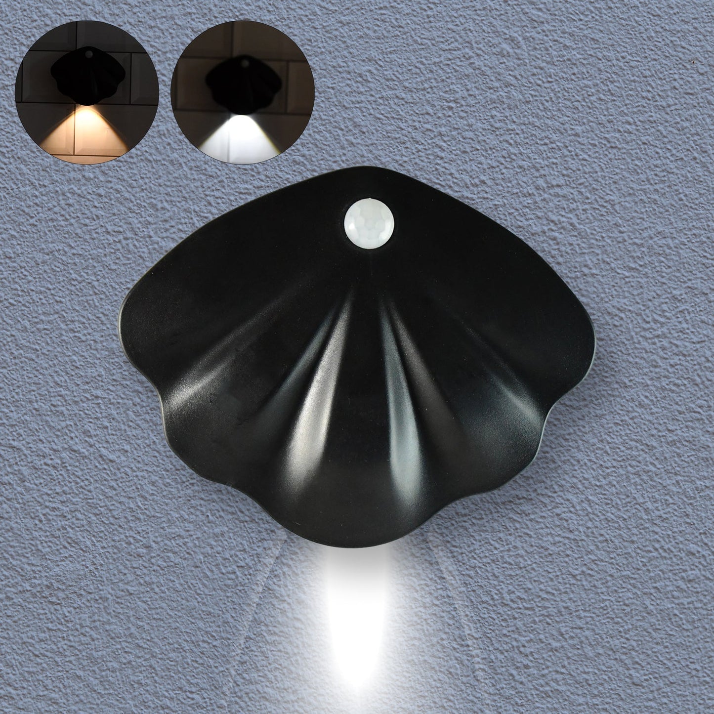 Shell-Shaped Motion Sensor Night Light