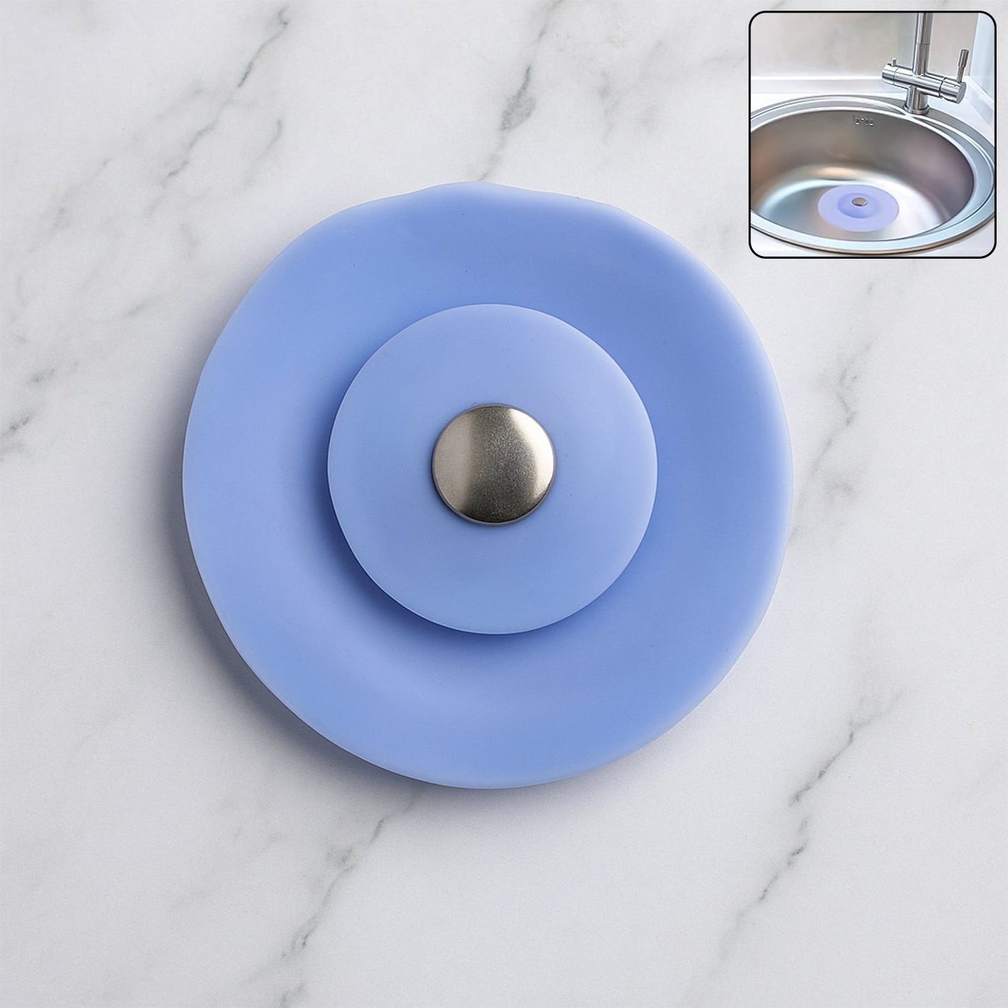 Dual Flow Silicone Sink Cover Stopper