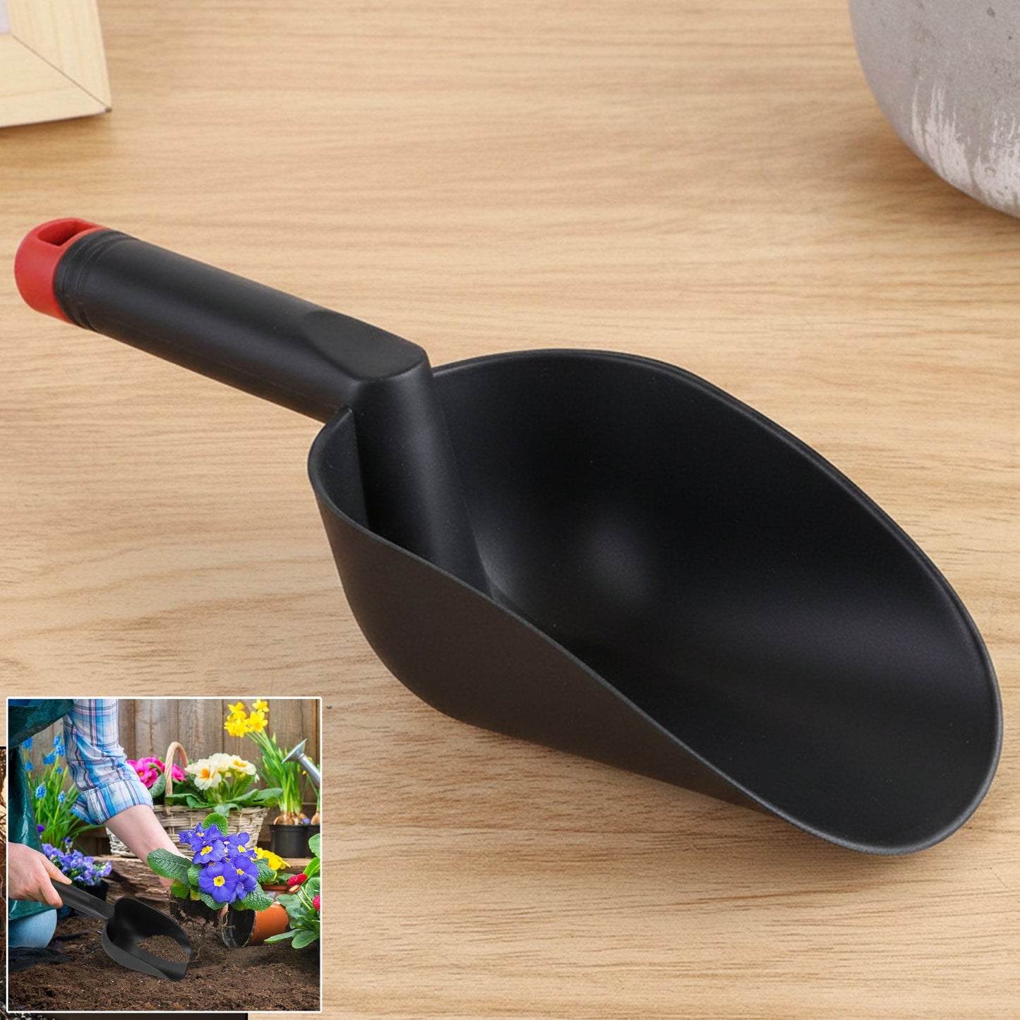 Heavy duty plastic garden hand trowel 1 pc