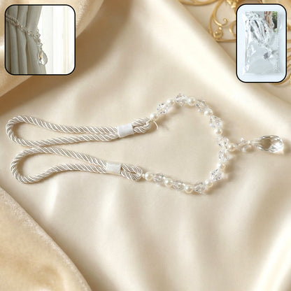 Luxury crystal beaded curtain tieback