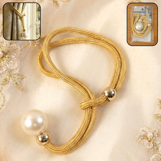Premium decorative curtain tieback