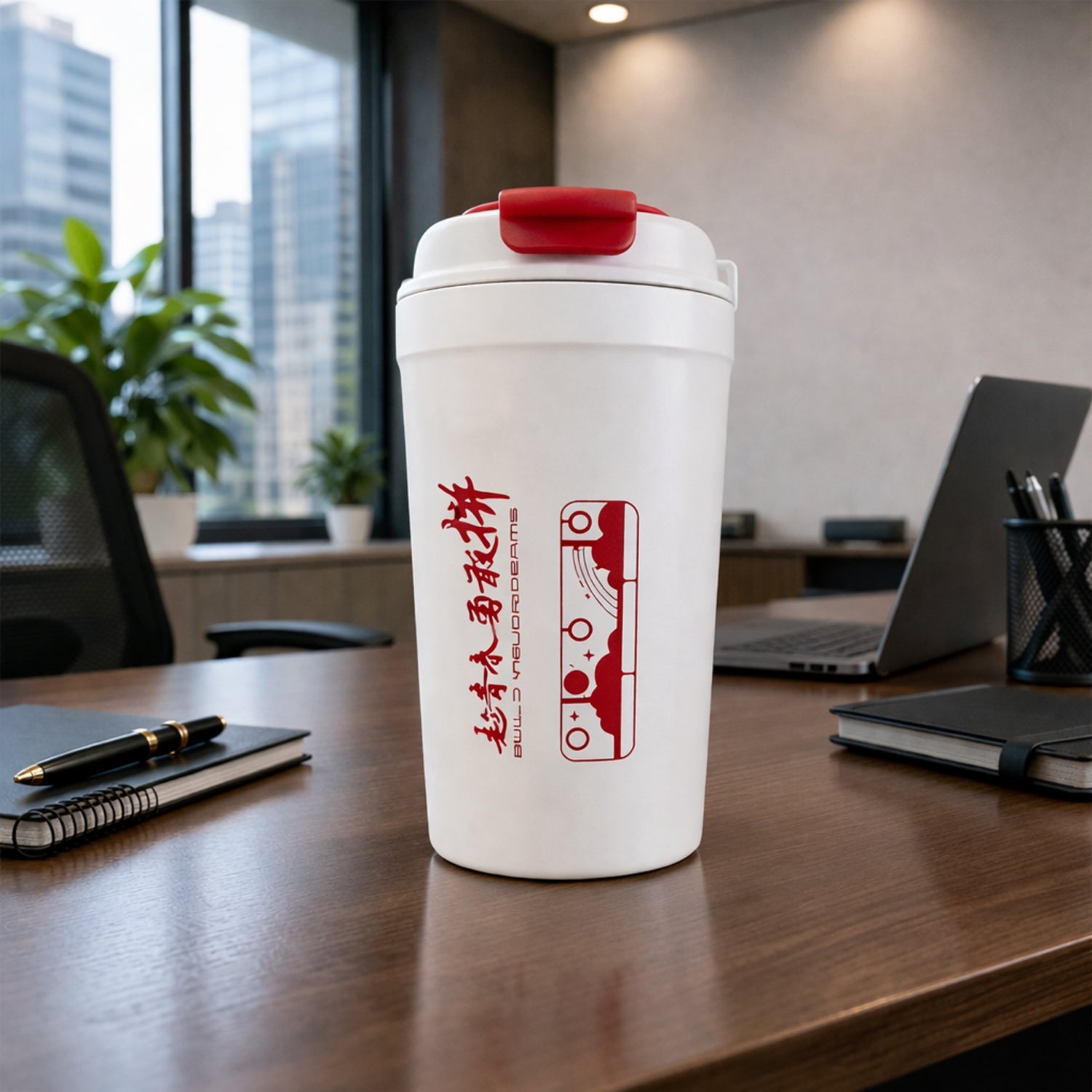 insulated steel coffee tumbler