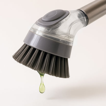 Cleaning Brushes Set – Scrub Brush, Bathroom Brush, Long Handle Pot Washing Brush