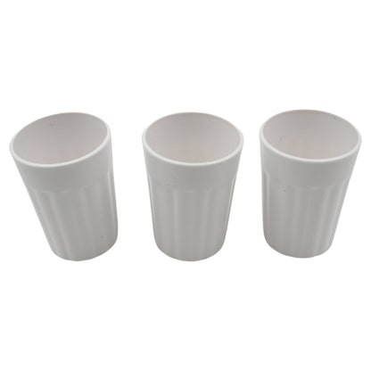 Small Plastic Coffee / Tea Cups Reusable Plastic Cup Mug(3 Pcs Set)