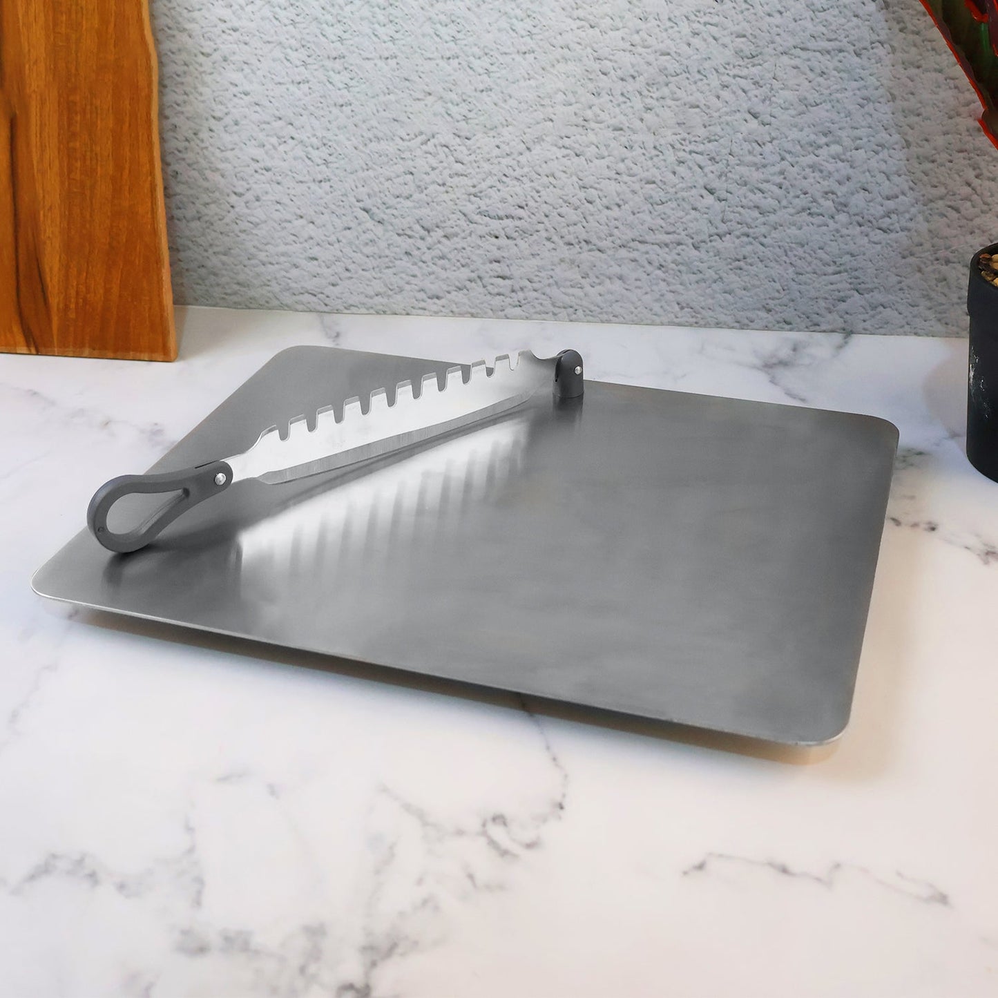  Supermom Stainless Steel Multifunctional Cut and Chop - specs detail shot