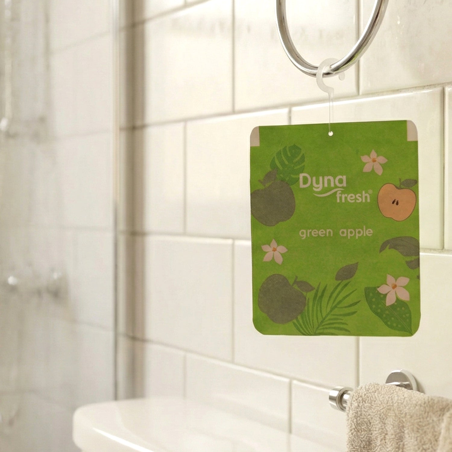 Home toilet green apple air freshener