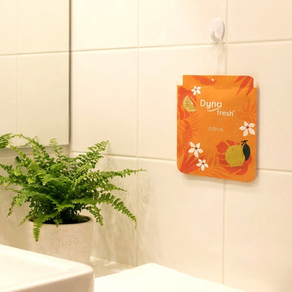 Bathroom hanging citrus gel deodorizer