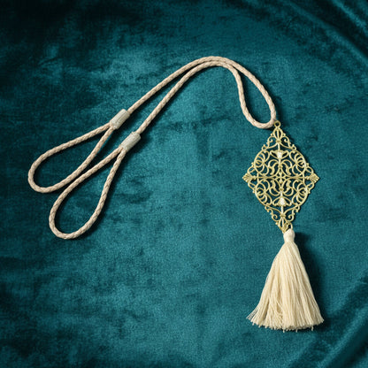 Classic drapery tassel tieback