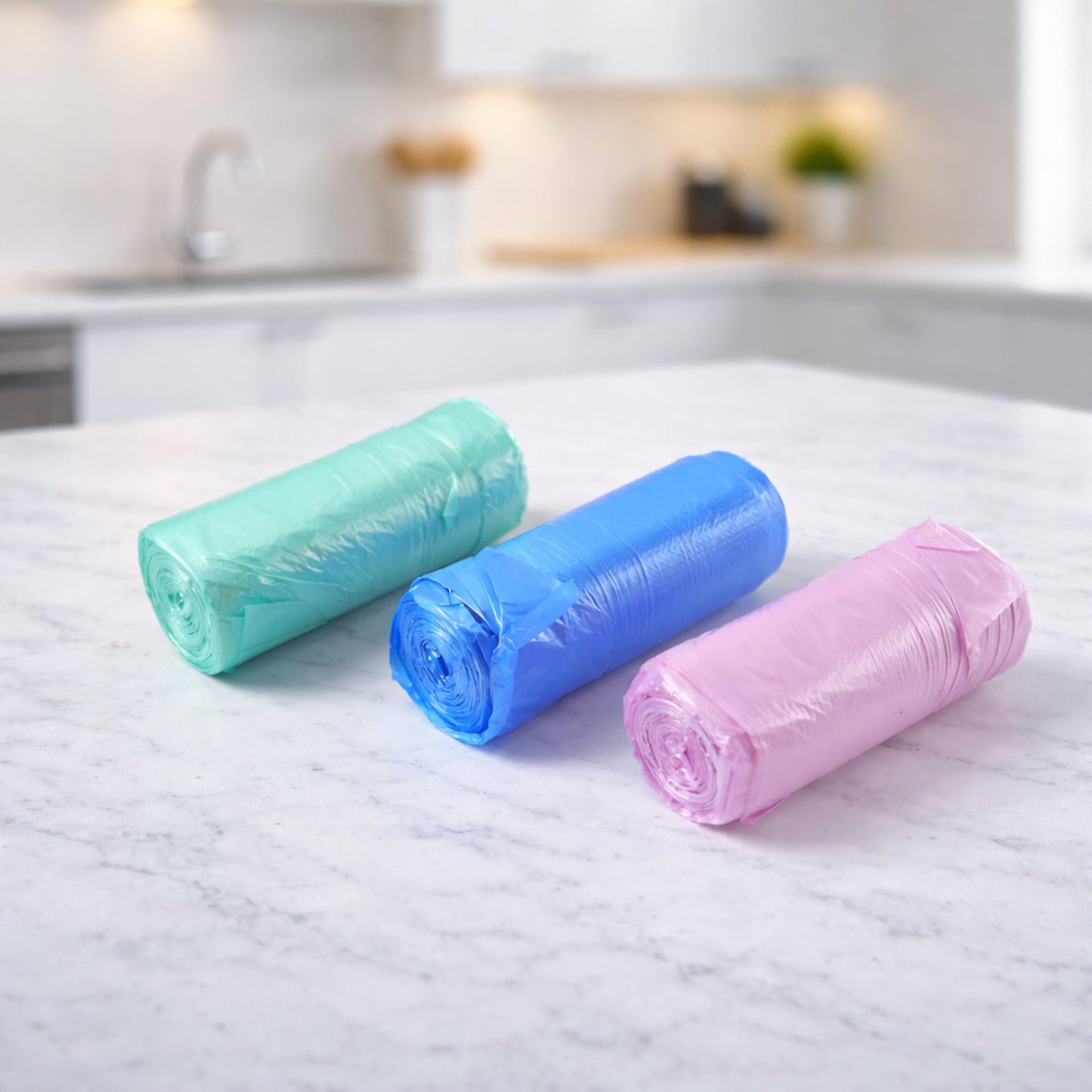 Heavy duty garbage bags roll