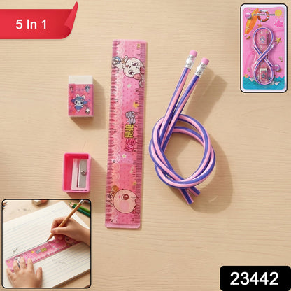 Kids school kit 5 in 1 SKU labeled