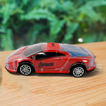 Plastic RC Racing Car – 2-Way Control with Handle Remote & Rechargeable Battery