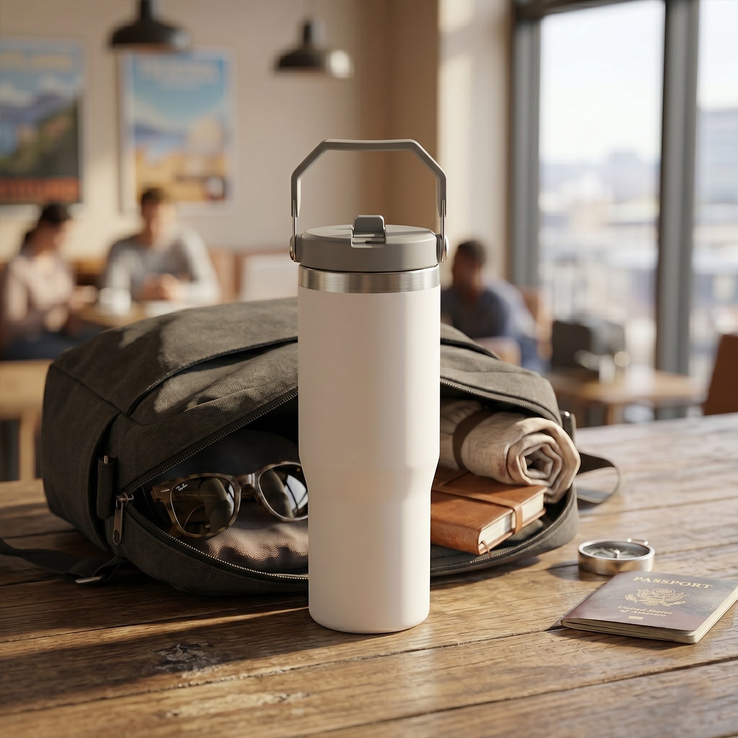 insulated travel tumbler mug