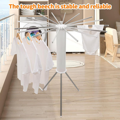 Octopus rotating cloth drying rack