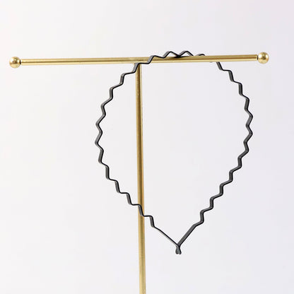 Premium Metal Zigzag Hair Bands (6 Pc)