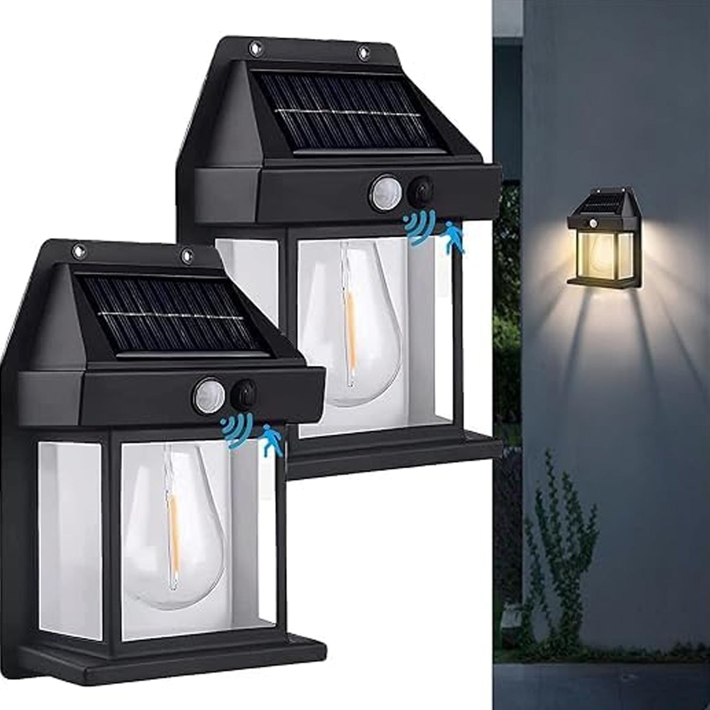  Solar Wall Lamp – Wireless Outdoor Light with Motion Sensor - key feature close-up