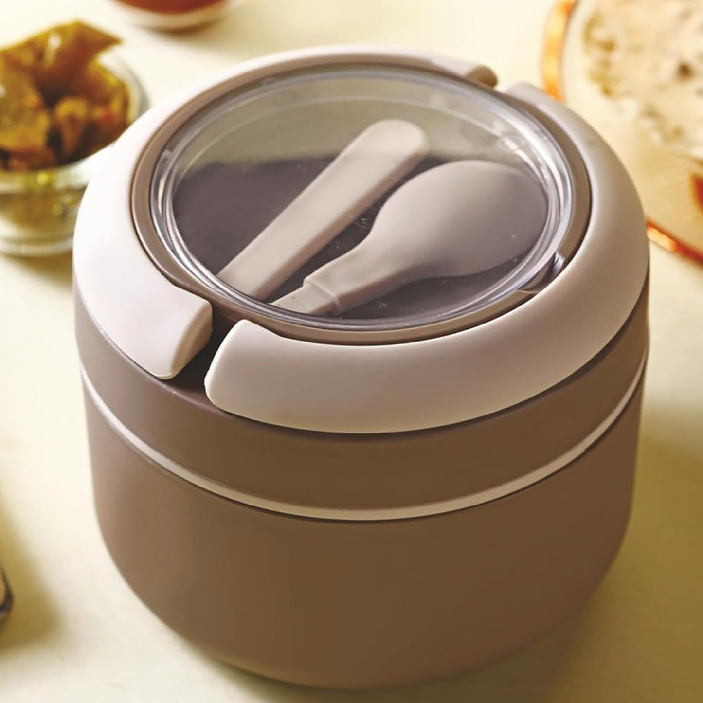Cresta Food Insulated Airtight Leak-Proof Lunch Box with Spoon