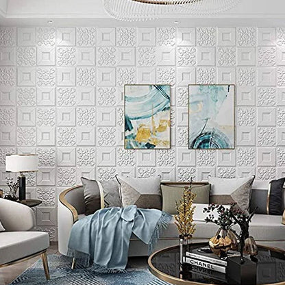 Wallpaper 3D Foam Wallpaper Sticker Panels (70 x 70 Cm / 1 Pc)