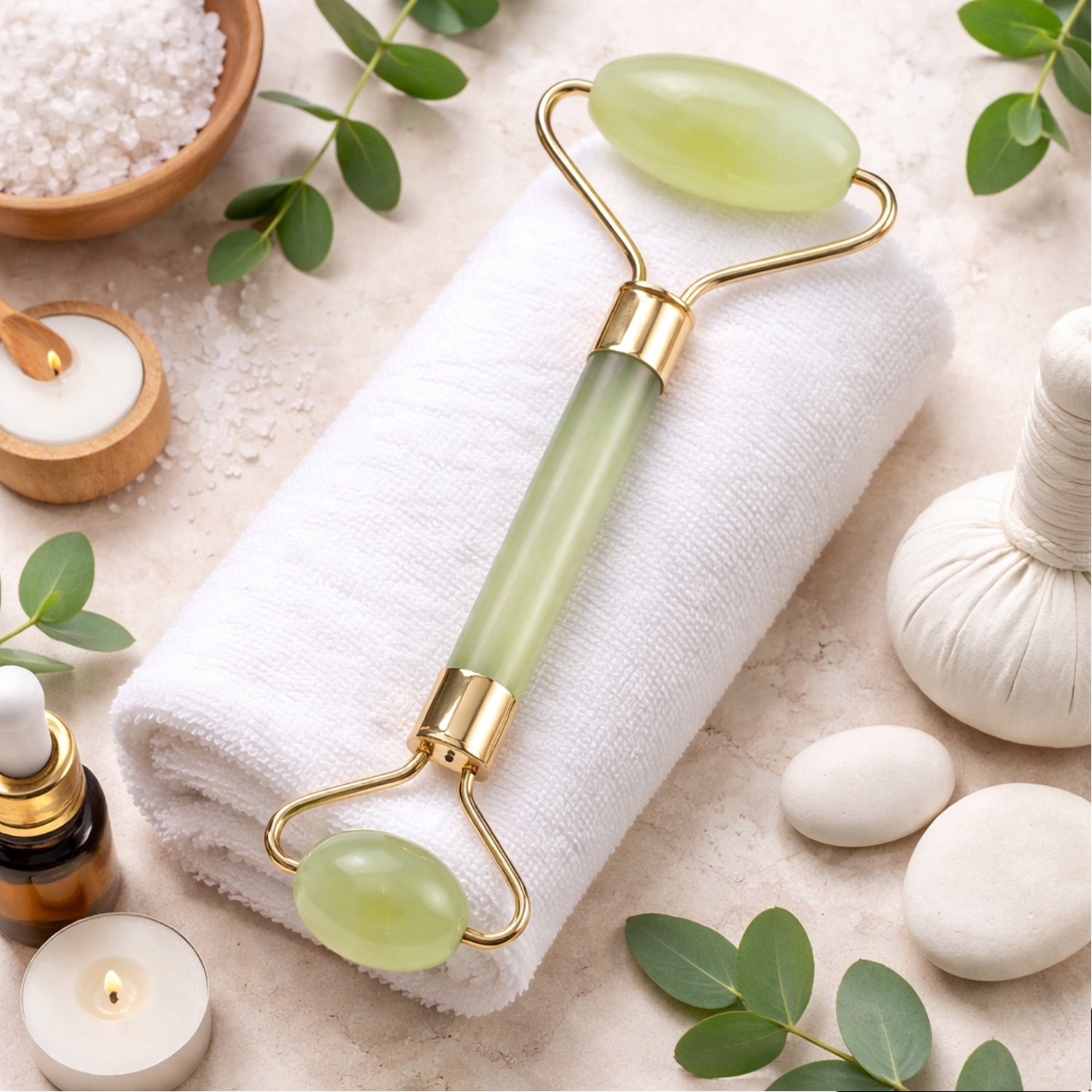 Green jade beauty care set