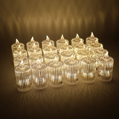 Set of 24 LED Flameless Candles