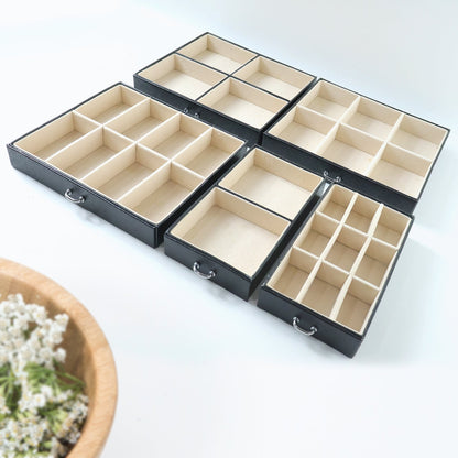 Luxury jewellery box with mirror top view India