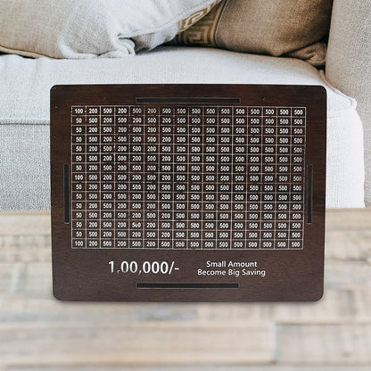  Wooden Money Piggy Bank Box - main