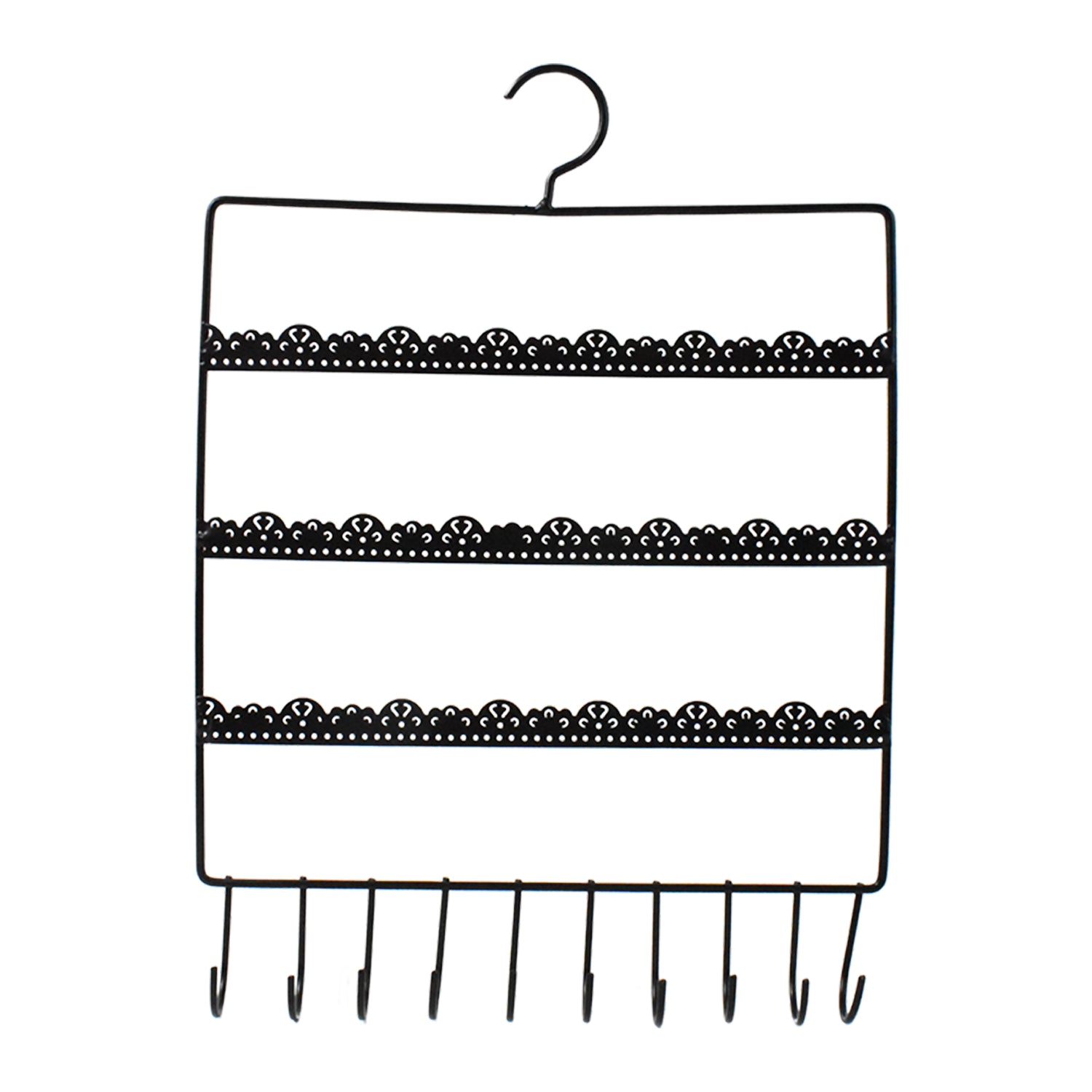 Wall earring rack organizer side view India